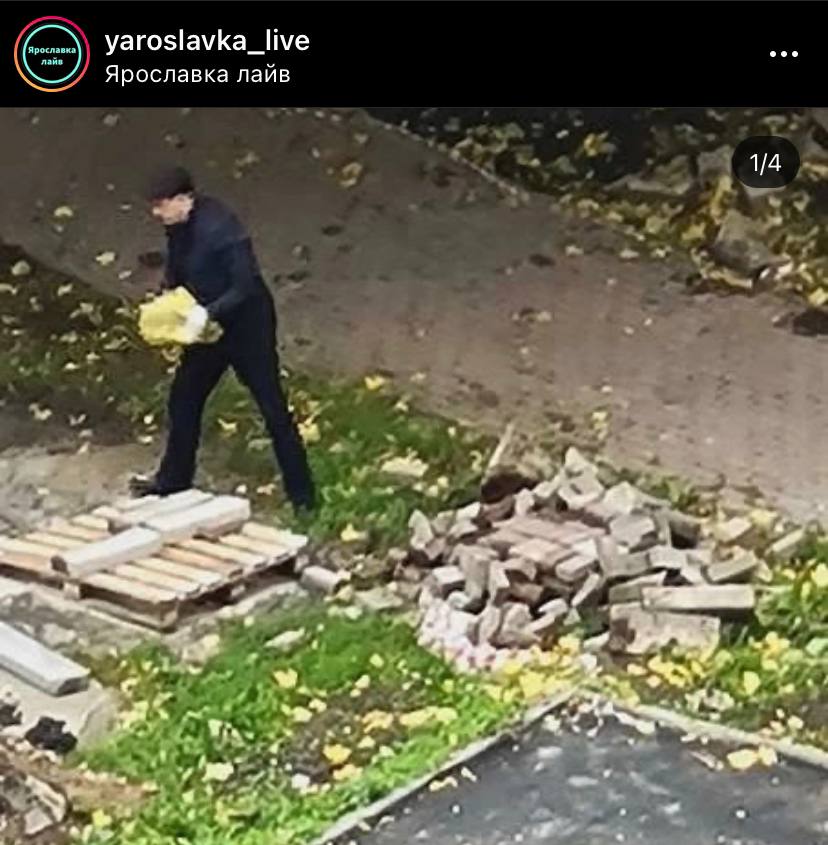 На Палехской убрали лишние бордюрные камни